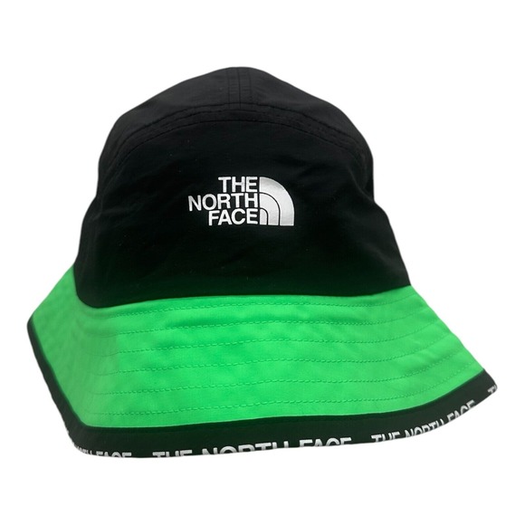 The‎ North Face Cypress Nylon Bucket Hat Chlorophyll Green Black Boonie Size S/M - Picture 1 of 6